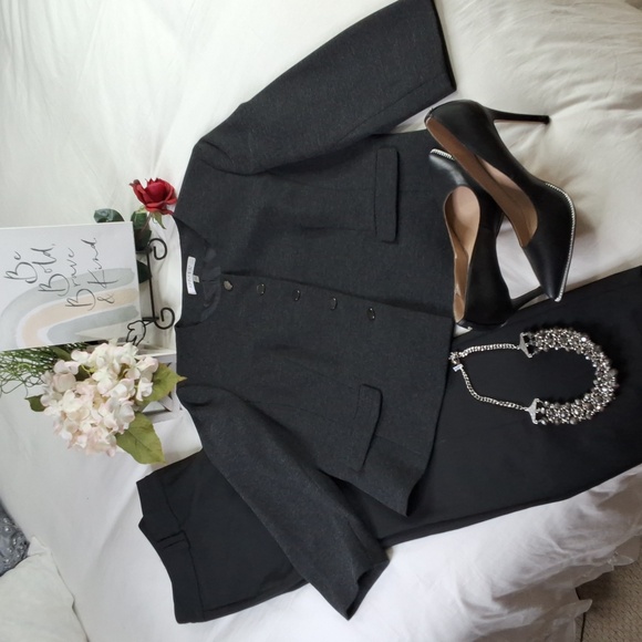 Black Kasper Blazer Elegant Wear Office Wear Career Wedding Business Casual - Picture 16 of 16